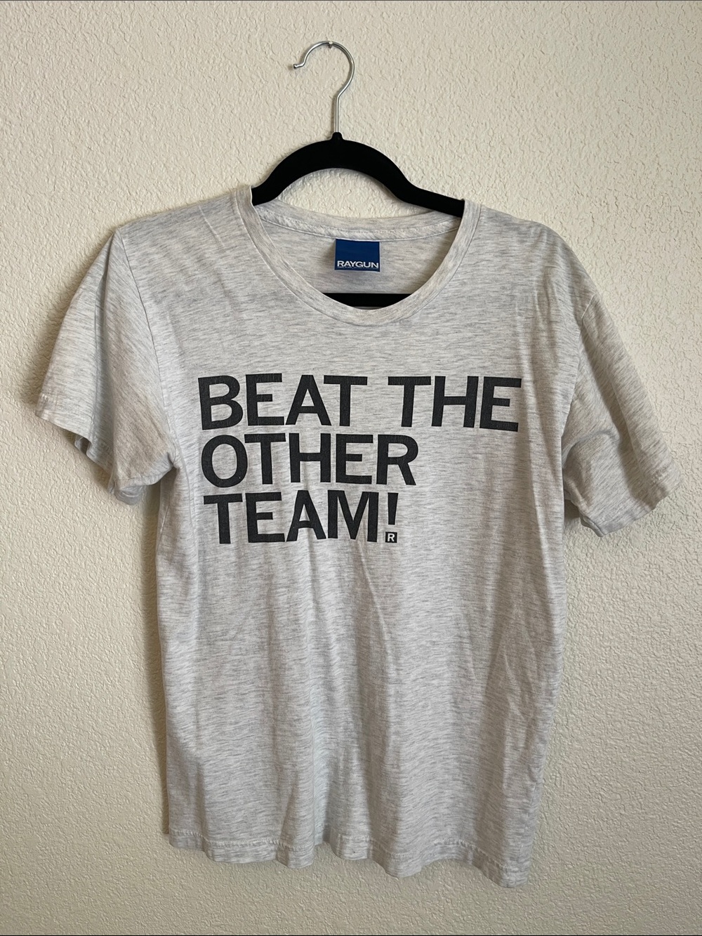 'Beat The Other Team' Gray Graphic Tee